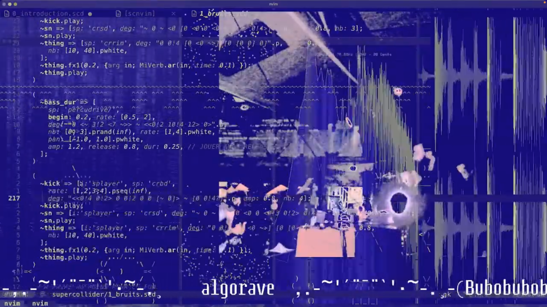 BuboQuark algorave picture